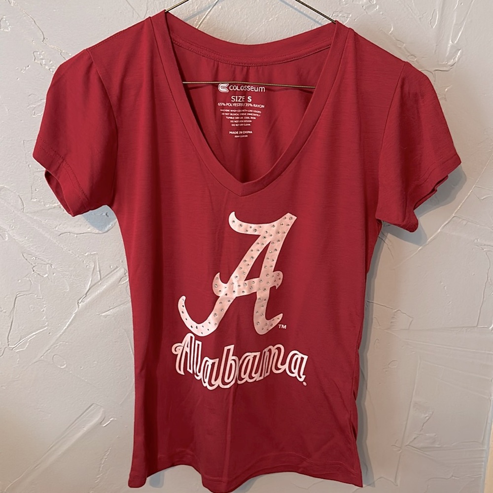 Alabama Red Short Sleeve T-shirt, Size Small